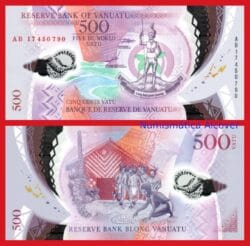 VANUATU 500 Vatu 2017 Polímero Pick 18b  SC / UNC