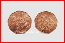 AUSTRIA 5 euros 2017 Baile Año Nuevo   SC / UNC