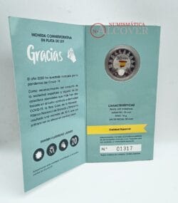 ESPAÑA 30 Euros 2020 Pandemia Gracias plata  SC