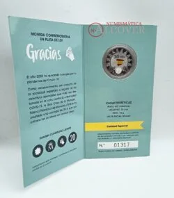 ESPAÑA 30 Euros 2020 Pandemia Gracias plata  SC