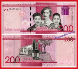 REPÚBLICA DOMINICANA 200 Pesos 2017 Pick 191d  SC