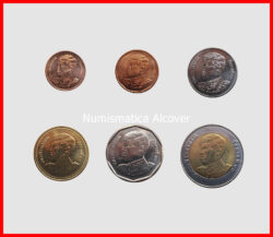 TAILANDIA THAILAND 25 50 Satang 1 2 5 y 10 Baht RAMA X 2020 - 2021  UNC