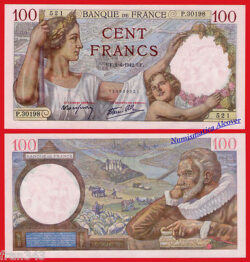 FRANCIA 100 Francos 1942  Pick 94   SC