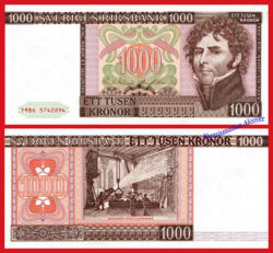 SUECIA 1000 Coronas 1986 Pick 55b  SC