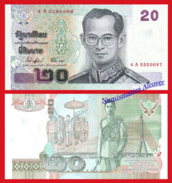 TAILANDIA THAILAND 20 Baht 2003 Pick 109(2)  SC / UNC
