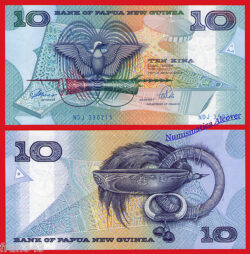 PAPUA NUEVA NEW GUINEA 10 kina 1989 1992 Pick 9b  SC