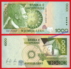 ALBANIA 1000 Leke 1996 Pick 65  SC /  UNC