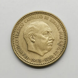 Moneda 1 Peseta 1953 *63 Franco MBC