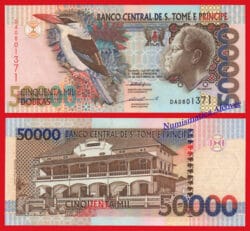 SANTO TOME Y PRINCIPE SAINT THOMAS & PRINCE 50000 Dobras 1996 Pick 68a  SC / UNC