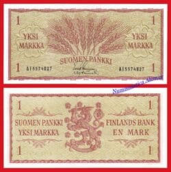 FINLANDIA 1 Markkaa 1963 Pick 98a (8) SC
