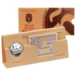 ESPAÑA 5 Euros 2010 Capitales Provincia Alicante plata
