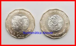 MEXICO MEJICO 20 Pesos 2021 700 Aniv. Fundación de Tenochtitlán  SC