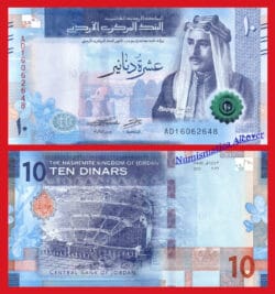 JORDAN JORDANIA 10 Dinars dinares 2022 Pick NEW  SC / UNC