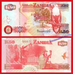 ZAMBIA 50 Kwacha 2008 Pick 37g  SC