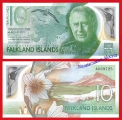 FALKLAND ISLAS MALVINAS 10 Libras 2025 Carlos III Pick Nuevo SC