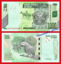 CONGO República Democrática 1000 Francos 2020 Pick 101c SC