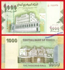 YEMEN ARAB REPUBLIC 1000 Riales 2017 Pick 36c SC / UNC