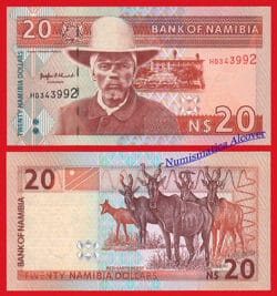 NAMIBIA 20 Dólares 1996 Pick 5  SC
