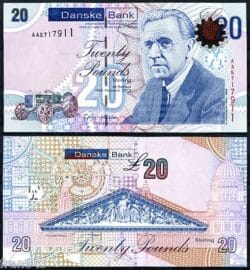 IRLANDA DEL NORTE NORTHEN IRELAND DANSKE BANK 20 Pounds 2012 Pick 213 SC / UNC