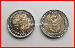 SUDAFRICA 5 Rands 2021 Conmemorativa SC