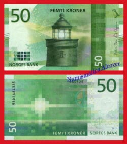 NORUEGA NORWAY 50 Kroner 2017 (2018) Pick 53 SC