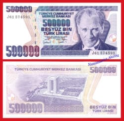 TURQUIA TURKEY 500000 Liras lira turcas 1970 1998 Pick 212  SC  / UNC
