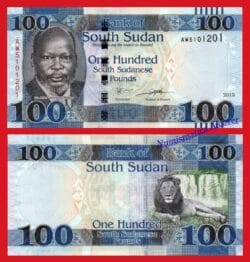 SUDÁN DEL SUR 100 Libras sudanesas 2019 Pick 15d  SC