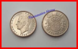 MONEDA 100 Pesetas 1988 Juan Carlos I SC - SPAIN KM#826 UNC