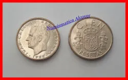 MONEDA 100 Pesetas 1988 Juan Carlos I SC - SPAIN KM#826 UNC