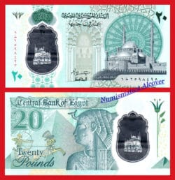 EGIPTO 20 Libras 2022 (2023) Polímero Pick nuevo SC