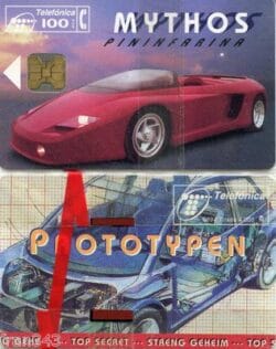 P- 77  MYTHOS PININFARINA / SPAIN  PHONECARD