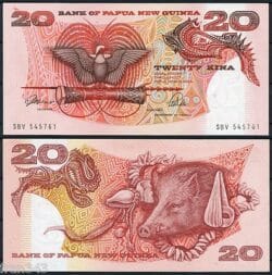 PAPUA NUEVA GUINEA  20 Kina 1989 SIGN 3 Pick 10a  SC / UNC