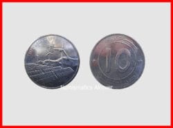 ARGELIA ALGERIA 10 Dinars dinares 2023 Energías Renovables  SC / UNC
