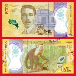 COSTA RICA 5000 Colones 2018 (2020) Polímero Pick nuevo SC