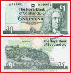 ESCOCIA ROYAL BANK OF SCOTLAND 1 Pound libra 2001  Pick 351e  SC / UNC