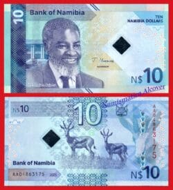 NAMIBIA 10 Dólares 2025 Serie AA Pick Nuevo  SC