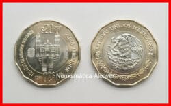MEXICO MEJICO 20 Pesos 2021 500 Memoria histórica Tenochtitlan  SC / UNC