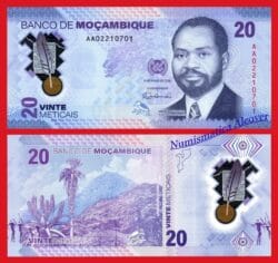 MOZAMBIQUE 20 Meticais 2024 Polímero Pick 155 SC