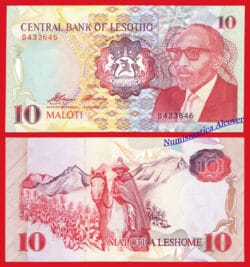 LESOTHO LESOTO 10 Maloti 1990 Pick 11 SC