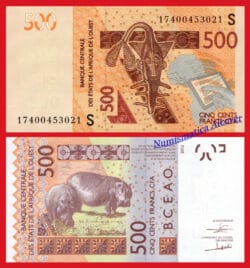 GUINEA-BISÁU Estados de África del Oeste 500 Francos 2012 2017 Pick 919Sf SC
