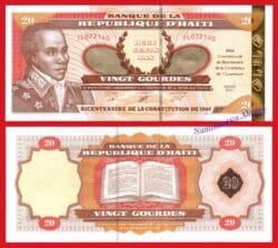 HAITI 20 Gourdes 2001 Conmemorativo Pick 271  SC