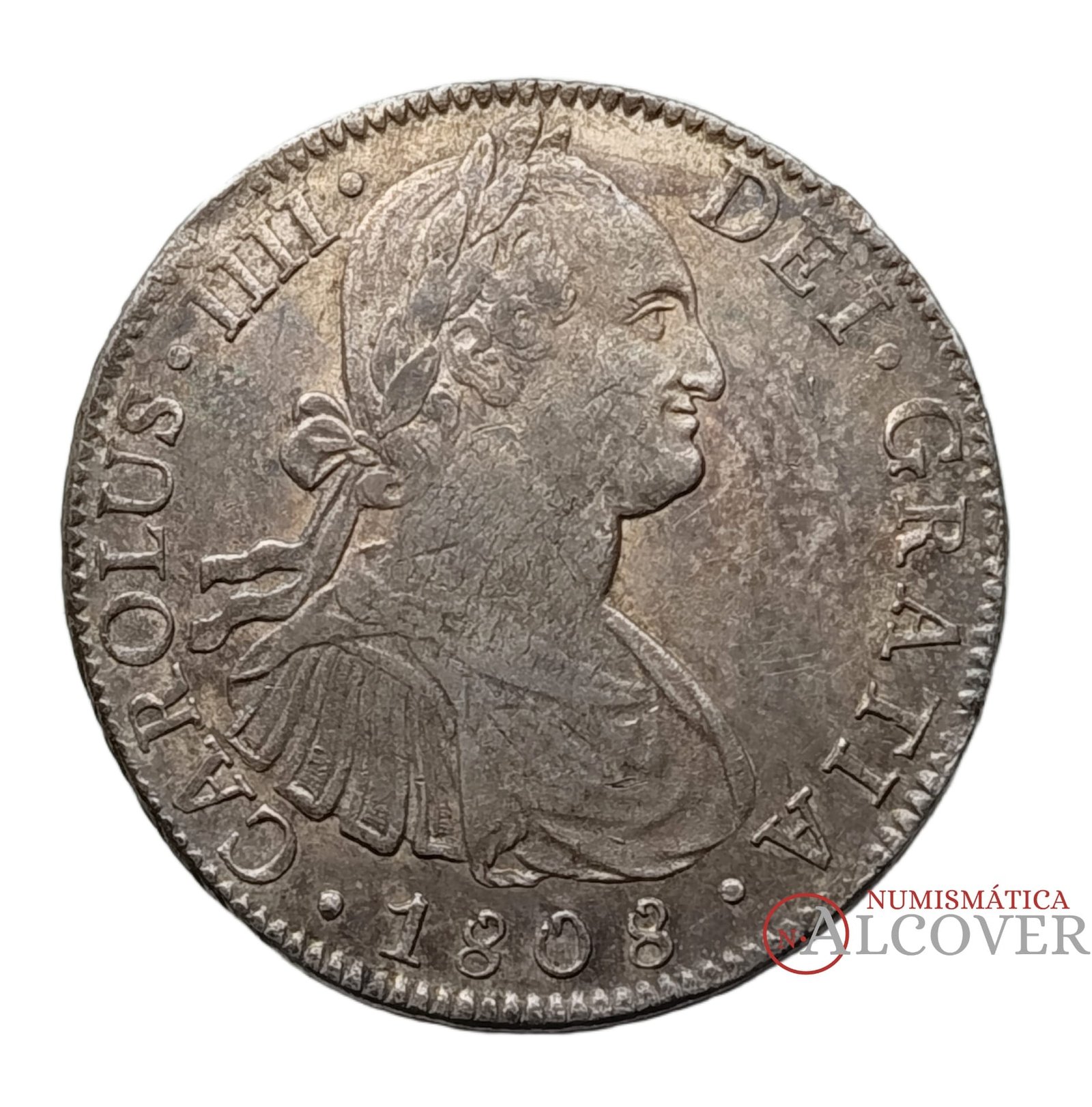 CARLOS IV 8 Reales 1808 TH EBC-
