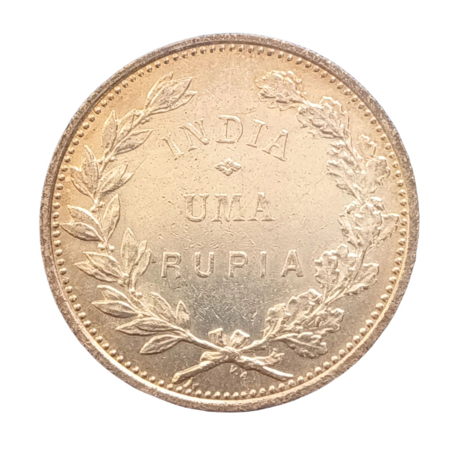 INDIA PORTUGUESA 1 Rupia 1912 km#18 MBC+ - Imagen 2