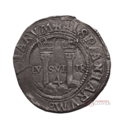 JUANA Y CARLOS 4 Reales (1554-1556) Carolus M-O México BC+