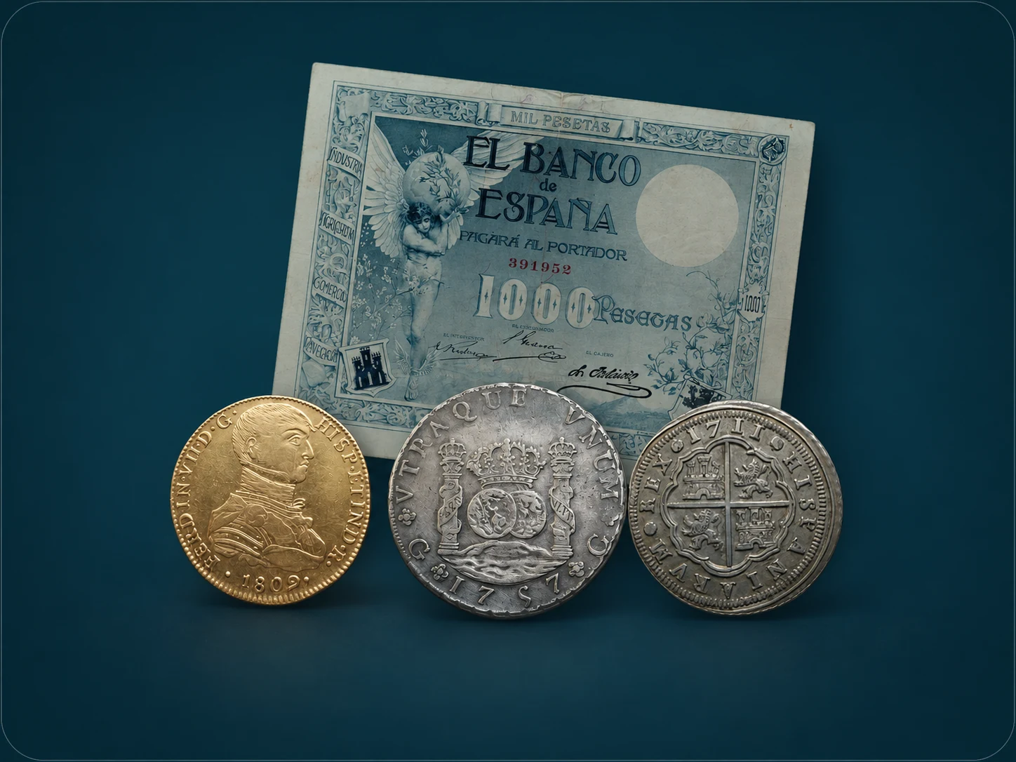 Monedas y billetes de colección