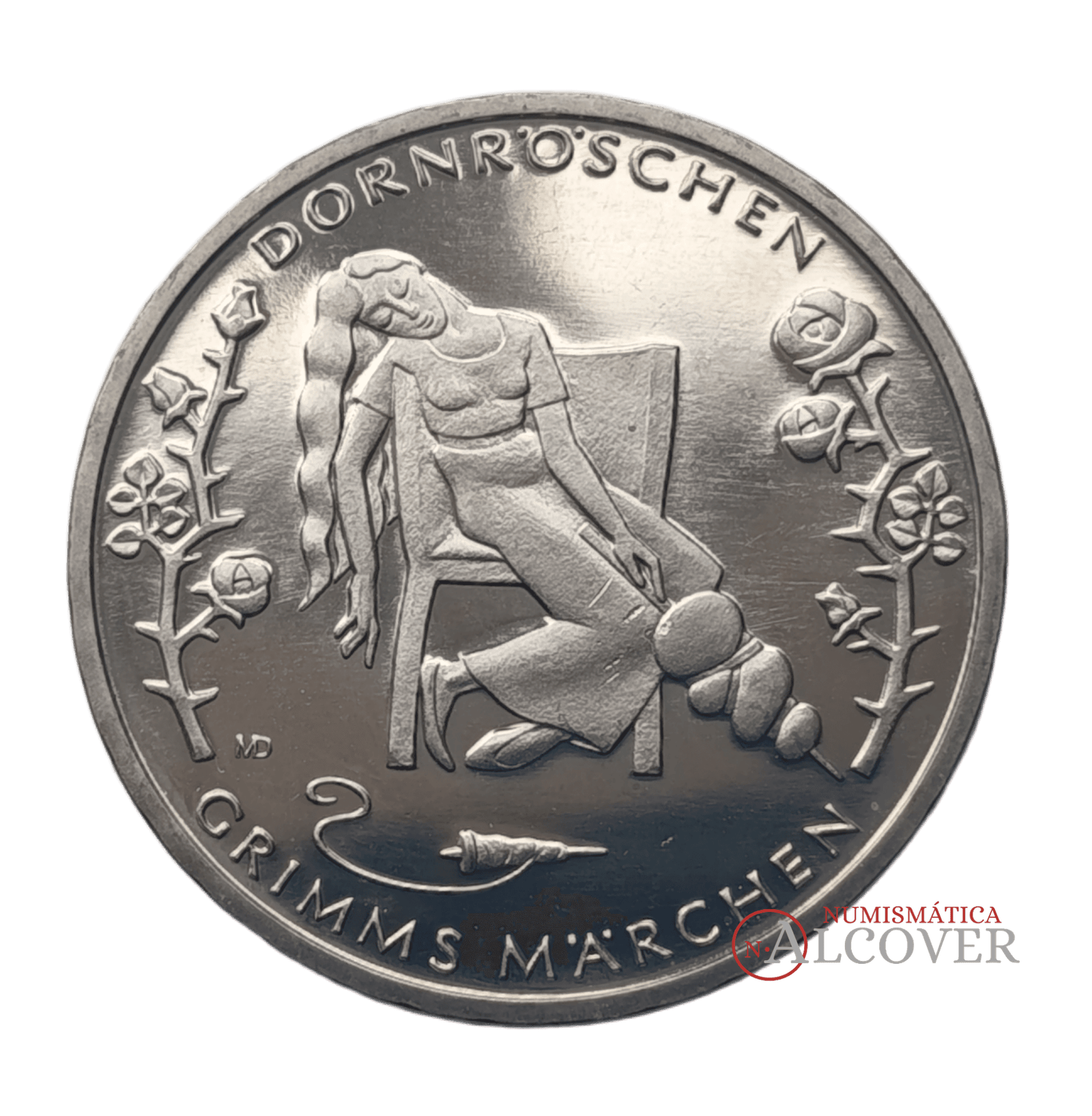 ALEMANIA 10 Euros 2015 D Hermanos Grimm "La bella durmiente" SC