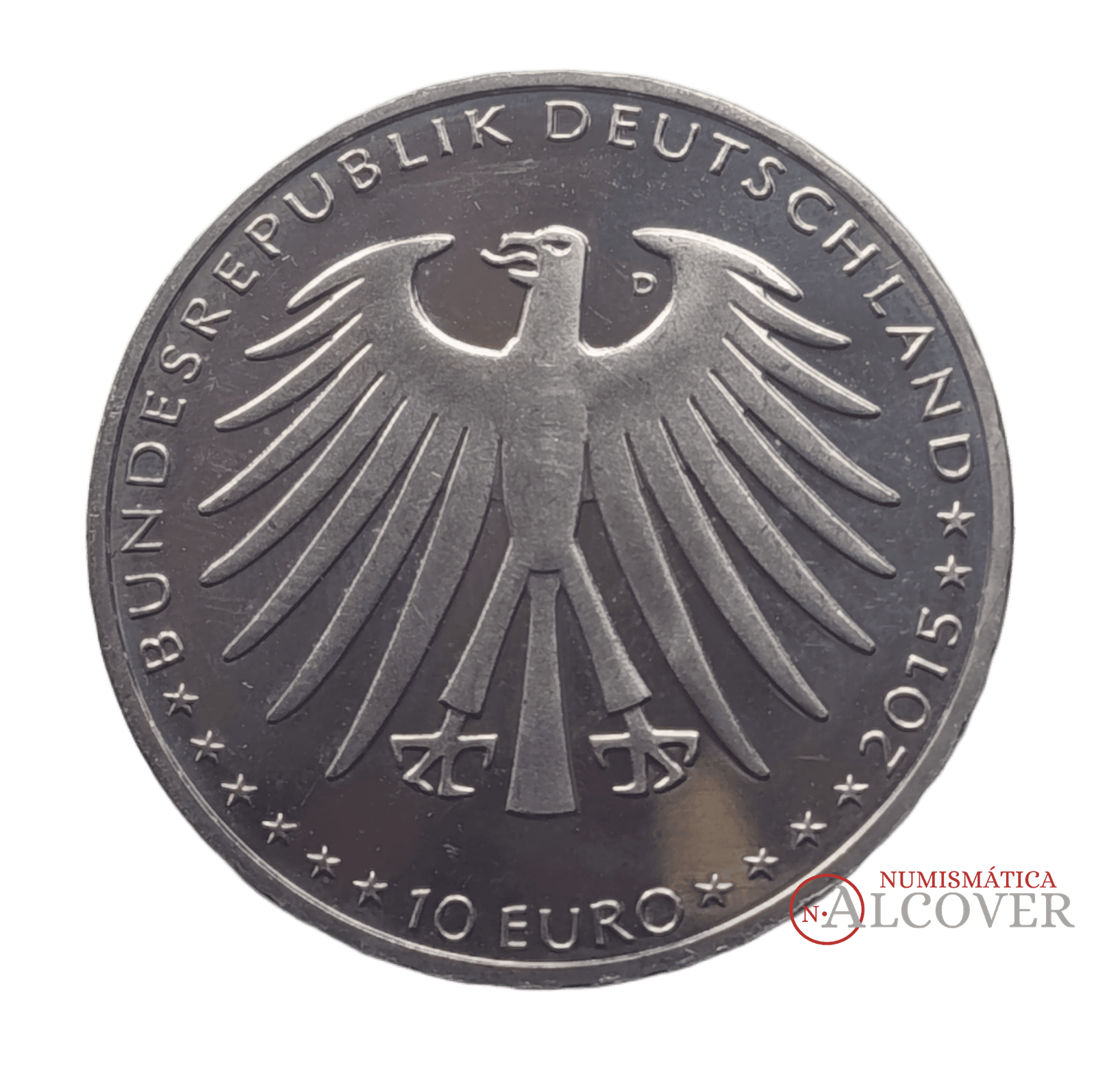ALEMANIA 10 Euros 2015 D Hermanos Grimm "La bella durmiente" SC - Imagen 2
