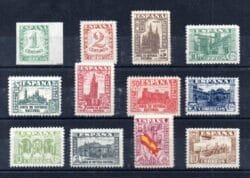 ESPAÑA 1936-1937 Junta de Defensa Nacional Edifil 802/813 serie completa nueva sin charnela