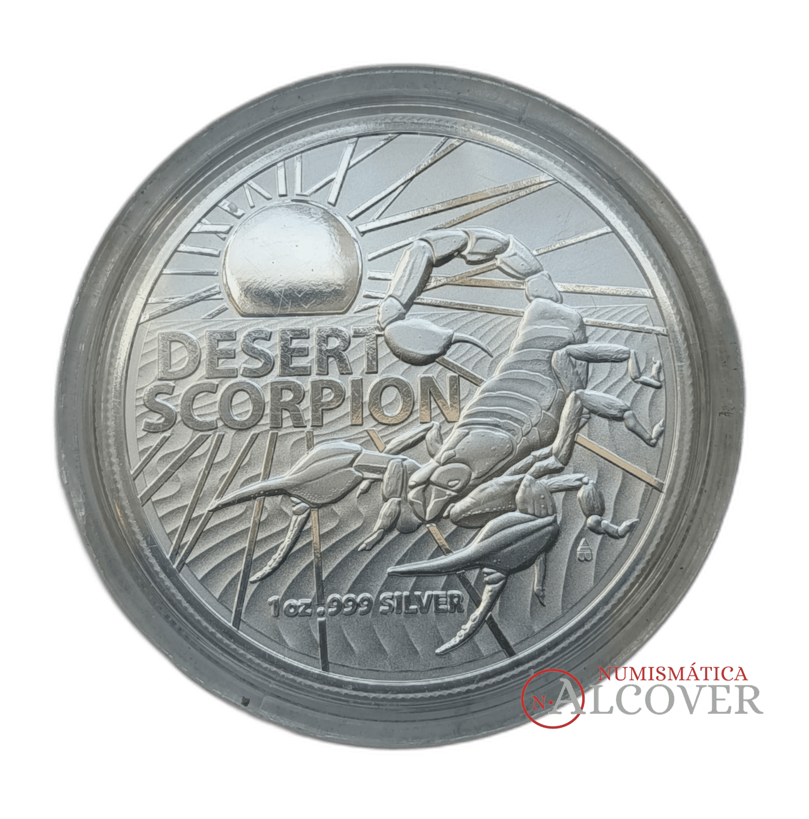 AUSTRALIA 1 dólar 2022 Desert Scorpion KM# 4331 plata 1 oz