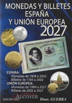 Catálogo precios Monedas y billetes España 2026/2027 desde Fernando VII Nuevo